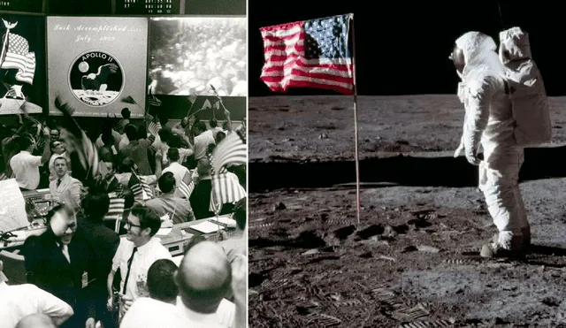 La hazaña espacial se convirtió en símbolo de heroísmo para la humanidad. Foto: composición/NASA
