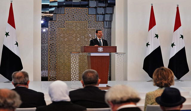 "Reitero de nuevo mi llamamiento a todos aquellos que se equivocaron", instó el mandatario Bashar al Asad. Foto: Presidencia de Siria/AFP