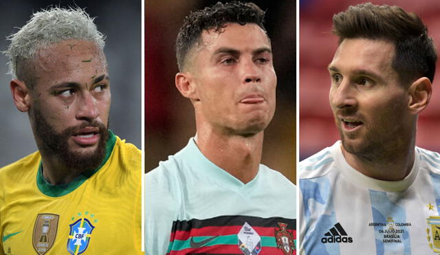 Los tres futbolistas estarían en la nómina del Balón de Oro. Fotos: AFP