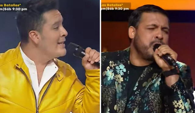 Julio Cornejo y Tony Silva interpretaron el tema "Que alguien me diga". Foto: captura de Latina