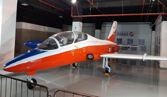 El Aermacchi MB-339 será exhibido al público. Foto: Plaza Norte.