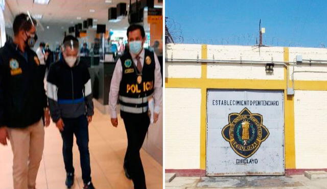 Christian Serquén Alfaro debe cumplir medida coerctiva en el penal de Chiclayo. Foto: Composición La República