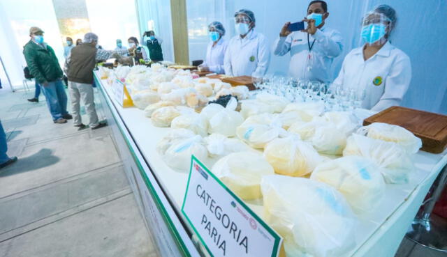 Productores de quesos del sur del país enviaron sus muestras para participar de concurso. Foto: Midagri