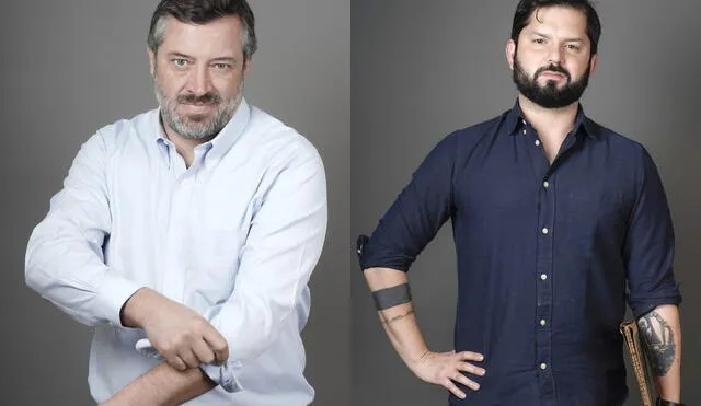 Sebastián Sichel y Gabriel Boric serán los candidatos de las coaliciones Chile Vamos y Apruebo Dignidad, respectivamente. Foto: La Tercera