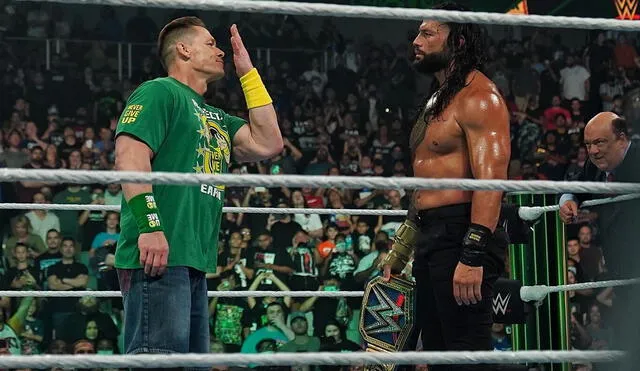John Cena sorprendió con su reaparición en el WWE Money in the Bank 2021. Foto: WWE