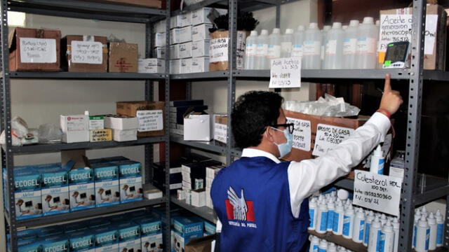 Defensoría inspeccionó almacén de medicamentos de la Diresa Amazonas. Foto: Defensoría del Pueblo.