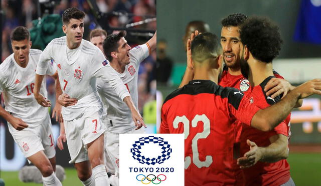 Las selecciones de España y Egipto se medirán este 22 de julio por la primera fecha del Grupo C en Sapporo. Foto: composición LR