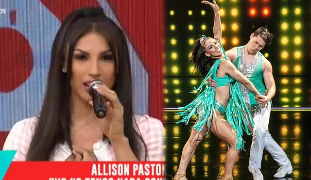 Allison Pastor se sintió menospreciada por la producción del concurso de Gisela Valcárcel. Foto: captura América TV / Instagram