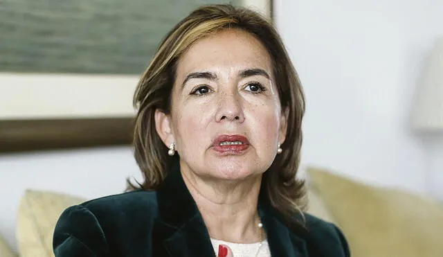 Elvia Barrios es la titular del Poder Judicial. Foto: Antonio Melgarejo/La República