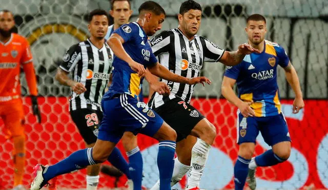 Boca Juniors empata ante Atlético Mineiro por los octavos de final de la Copa Libertadores 2021. Foto: AFP