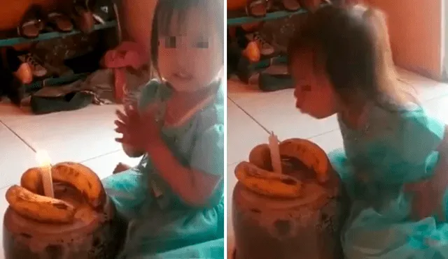 La historia se viralizó en redes y los internautas enviaron bendiciones a la pequeña niña. Foto: captura de TikTok