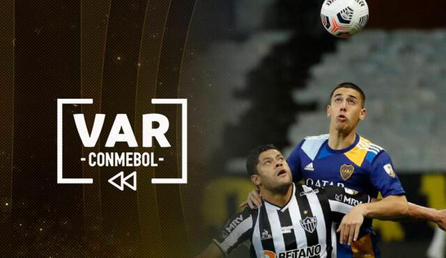 El VAR invalidó el gol por la rodilla adelantada de Diego 'el Pulpo' González. Fuente: Conmebol