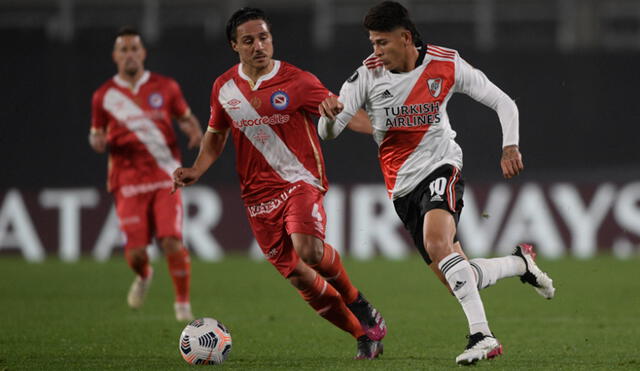 River Plate vs. Argentinos Juniors se medirán en el estadio Diego Armando Maradona. Foto: AFP