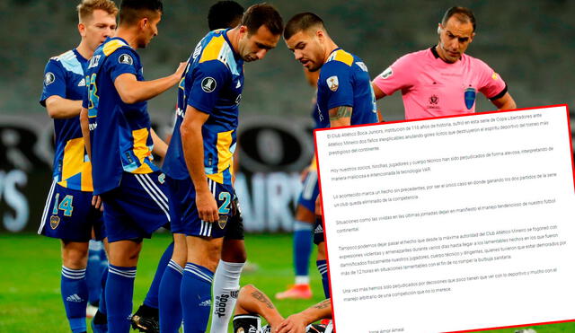 Boca Juniors denunció que fueron perjudicados. Foto: EFE