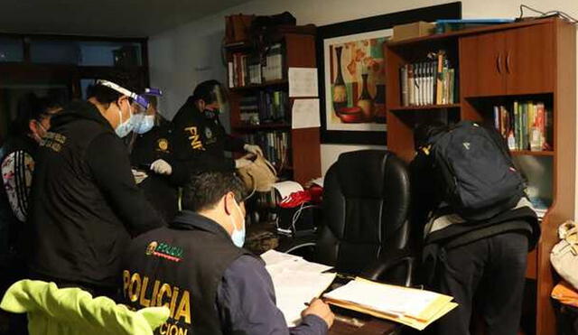 PNP allanó este 21 de julio varios inmuebles para detener a los involucrados en la mafia de camas UCI. Foto: Mininter