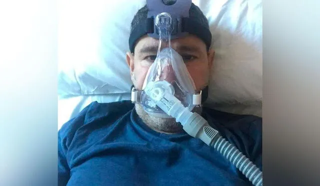 Abderrahmane Fadil se contagió de coronavirus y estuvo varios días en el hospital con oxígeno. Foto: BBC