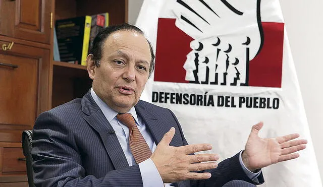 Mensaje. Walter Gutiérrez y la Defensoría del Pueblo se pronunciaron contra la corrupción. Foto: difusión