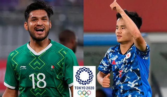 El partido México vs. Japón inicia a las 6.00 a.m. (hora peruana y mexicana) del domingo 25 de julio. Foto: composición/AFP