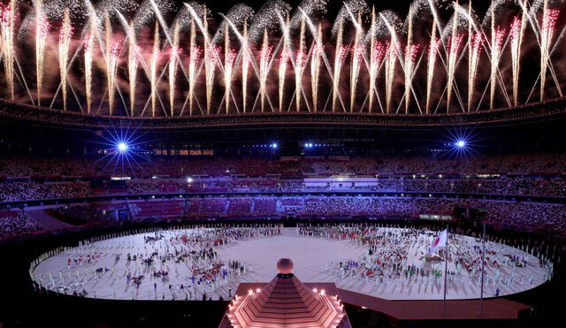Con grandes fuegos artificiales, se dio inicio a la cita olímpica en la ciudad de Tokio. Foto: difusión