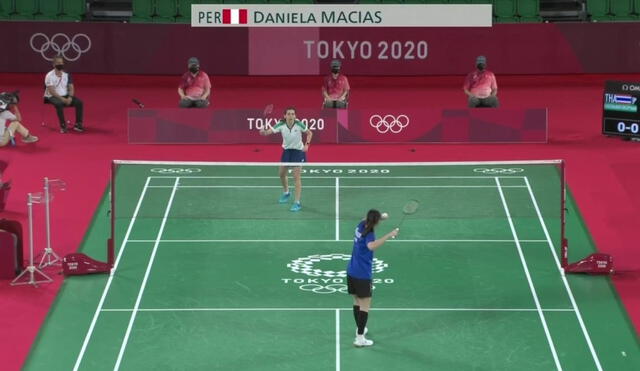 Daniela Macías juega sus primeros Juegos Olímpicos en Tokio 2020. Foto: Twiter IPD Perú