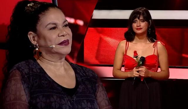 La cantante criolla criticó la falta de dicción de la participante. Foto: captura La voz Perú  / Latina