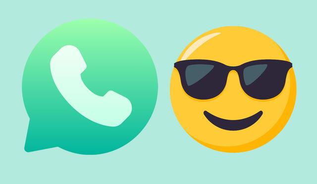 Este ícono de WhatsApp es representado con un rostro amarillo. Foto: composición LR