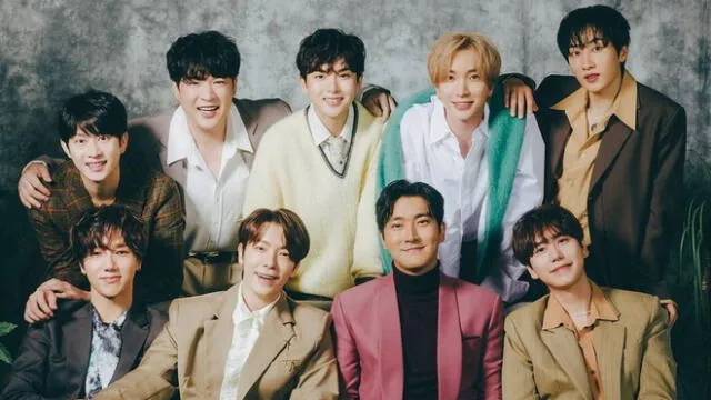 SUPER JUNIOR está integrado por Yesung, Donghae, Siwon, Kyuhyun, Heechul, Shindong, Ryeowook, Leeteuk y Eunhyuk y el miembro inactivo Sungmin. Foto: Label SJ