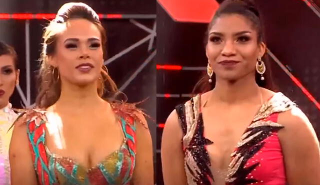 Jossmery Toledo y Carla Rueda se enfrentarán en la próxima edición de Reinas del show. El resultado dependerá de las votaciones del público. Foto: captura de América TV