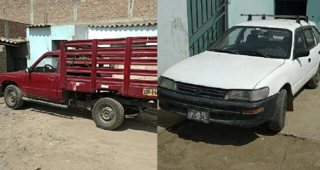 Vehículos recuperados fueron llevados a la delegación policial de Uprove de Trujillo. Foto: PNP