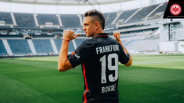 Santos Borré llega al Eintracht Frankfurt. Foto: Eintracht Frankfurt