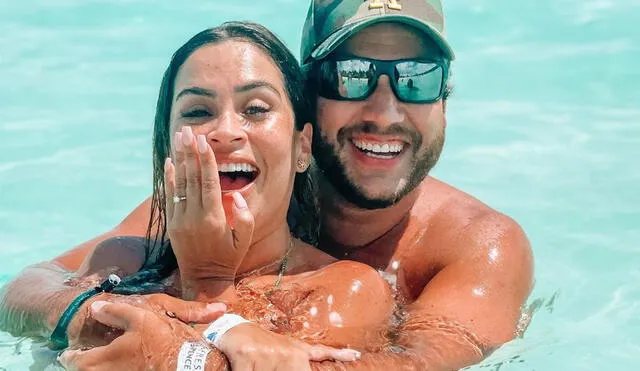 La conductora de televisión Ethel Pozo fue sorprendida con la propuesta de matrimonio durante sus vacaciones en Cancún. Foto: Ethel Pozo/Instagram