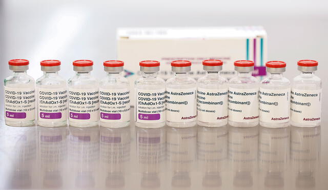 La de AstraZeneca es una de las vacunas más usadas contra la COVID-19 del mundo, dado que forma parte del mecanismo Covax. Foto: EFE