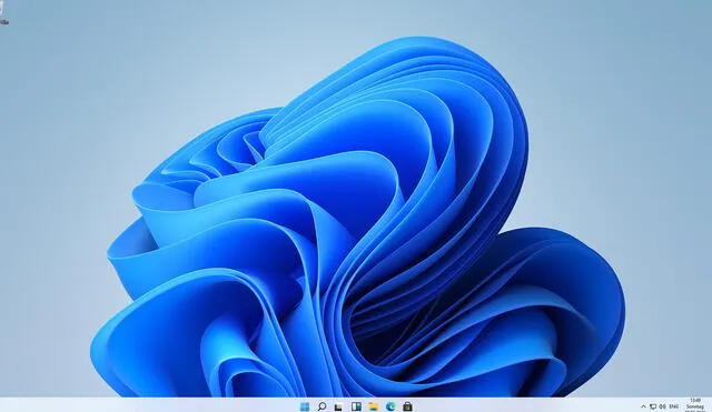 Así lucirá el escritorio de Windows 11. Foto: Microsoft