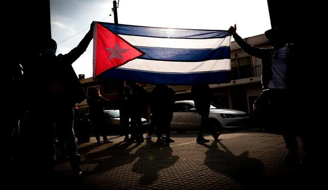 En varias naciones del mundo se han manifestado en contra del Ejecutivo de Cuba. Foto: EFE