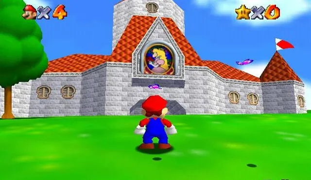 Super Mario 64 fue el primer juego del fontanero para la consola Nintendo 64. Foto: captura de YouTube
