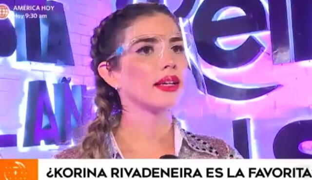 Korina Rivadeneira responde a críticas contra Reinas del show. Foto: captura de América TV