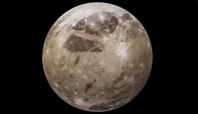 Ganímedes es el noveno objeto más grande del sistema solar. Foto: NASA