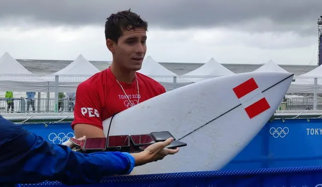 Lucca Mesinas perdió Owen Wright y quedó eliminado de Tokio 2020. Foto: Milagros Crisanto