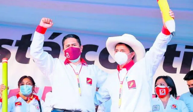 Pedro Castillo y Vladimir Cerrón. Quién manda a quién se preguntan no solo en el Perú, sino en el mundo a través de medios de comunicación. Foto: difusión