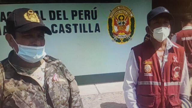 Jefe rondero y teniente gobernador piden funcionamiento de comisaría para operativos contra el hampa. Foto: captura facebook Ribereña Guadalupe