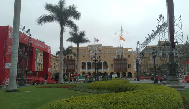 Presidente Sagasti encabezará la ceremonia protocolar en la plaza de Armas de Lima. Foto: Proyecto Bicentenario