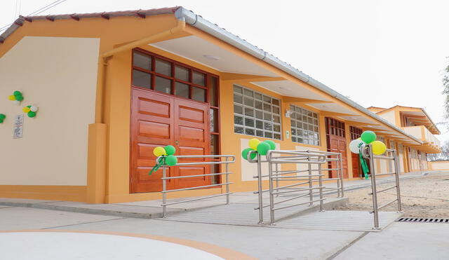 Construyen moderno colegio en el Bajo Piura. Foto: La República