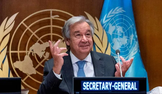 António Guterres, secretario general de las Naciones Unidas. Foto: AFP