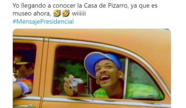 Memes sobre la toma de mando de Pedro Castillo. Foto: captura Twitter