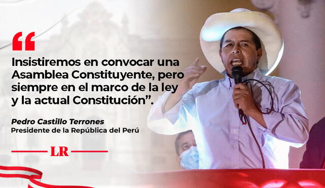 Mensaje presidencial de Pedro Castillo. Foto: composición LR/Harold Quispe