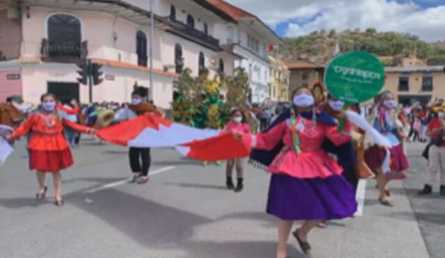 Cajamarca celebró el Bicentenario del Perú. Foto: Gob. de Cajamarca / Facebook