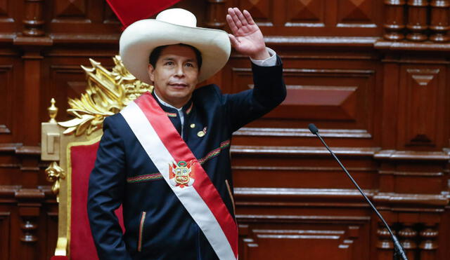 Castillo juró como presidente de la República el último miércoles 28 de julio. Foto: Presidencia