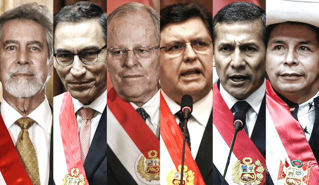 Desde García hasta Castillo. Los mensajes presidenciales de los presidentes del Perú. Foto: composición/La República