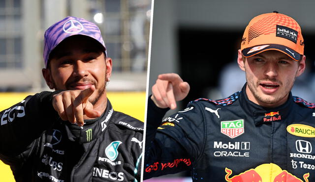 Lewis Hamilton y Max Verstappen son dos de los pilotos más importantes de la Fórmula 1. Fotos: AFP