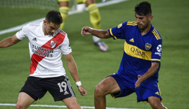 Boca Juniors se impuso ante River en el último duelo que tuvieron. Foto: EFE